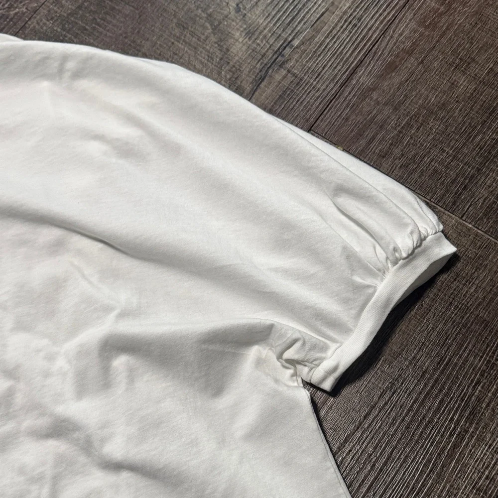 Simone Rocha White Ruched Top - Picture 12 of 14